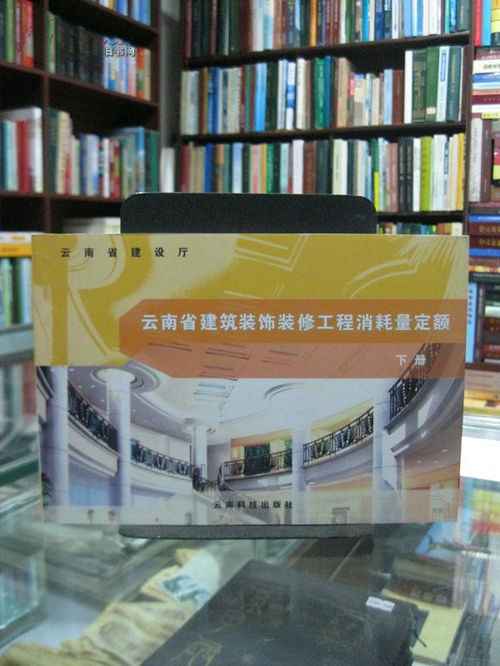 云南省建筑裝飾裝修工程消耗量定額 上下冊 云南省建設廳 8本合售 具體8本見描述 03版