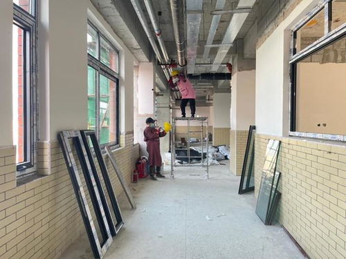 景山學校門頭溝校區初 高中部建設工程已進入裝飾裝修階段